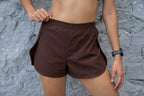 RUNNING SHORT unisex MARRÓN KINESTESIA