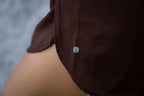 RUNNING SHORT unisex MARRÓN KINESTESIA