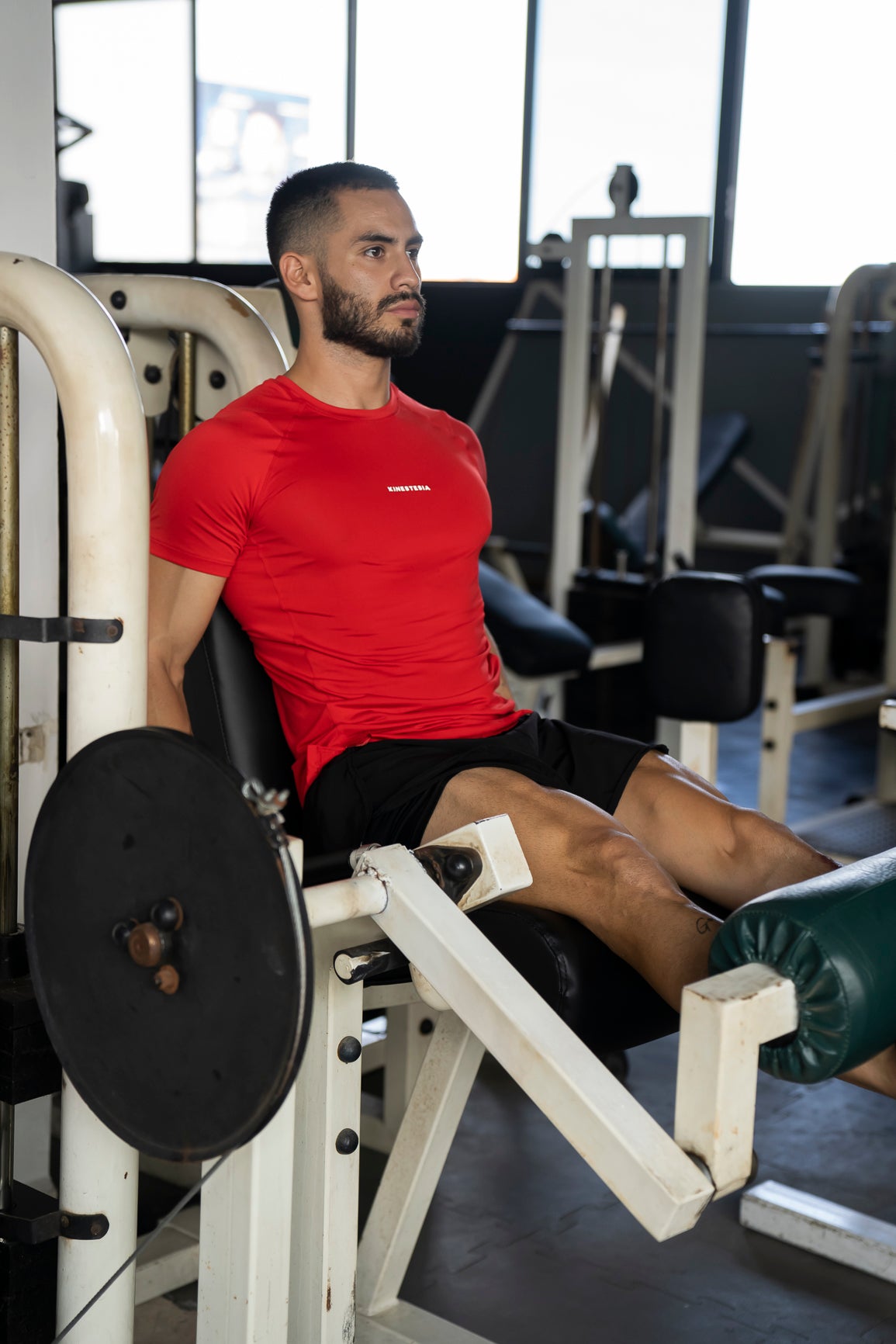 PLAYERA MANGA CORTA ROJA PARA HOMBRE KINESTESIA