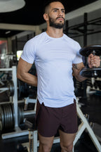 PLAYERA MANGA CORTA BLANCA PARA HOMBRE KINESTESIA