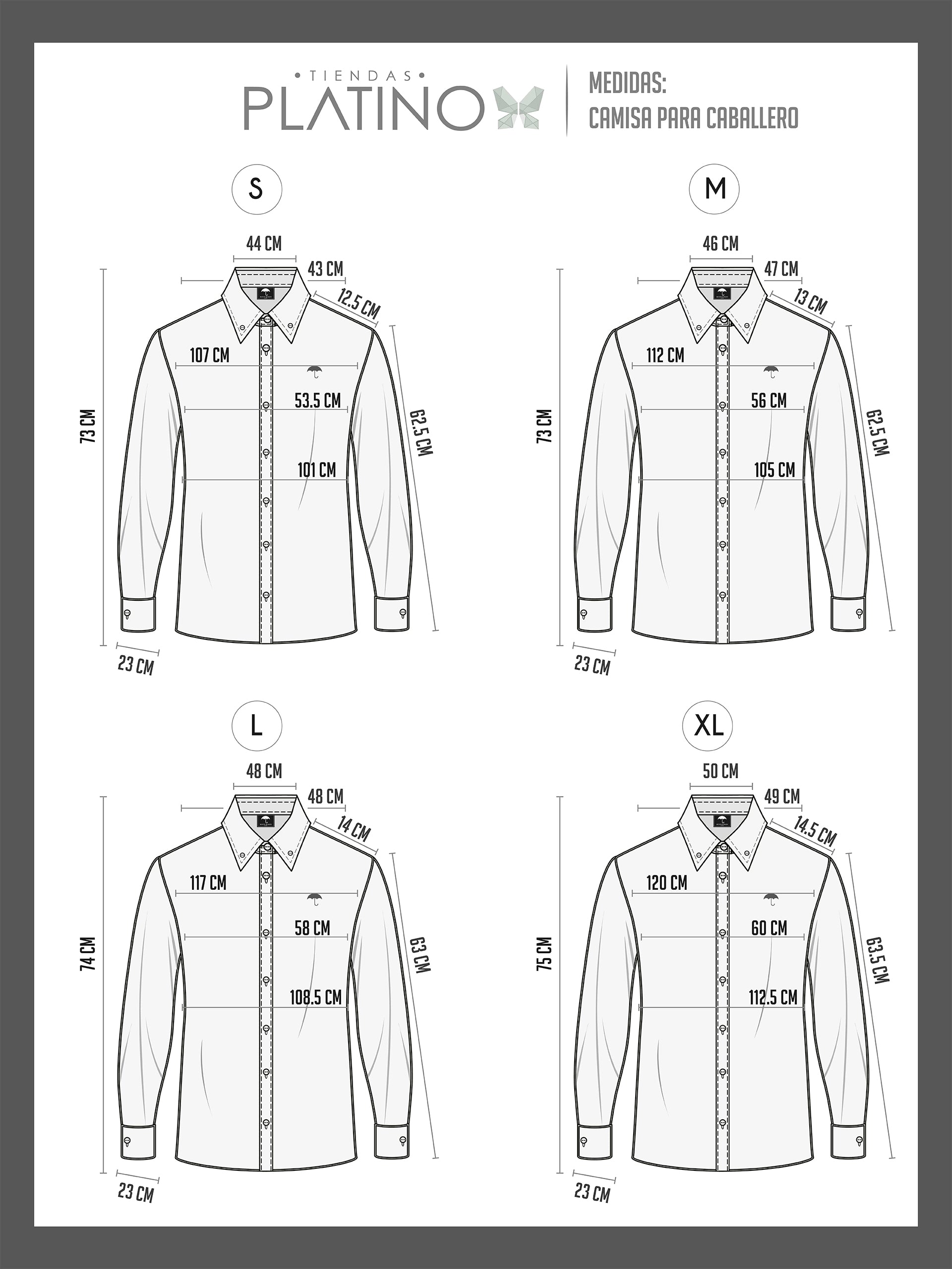 Camisa Hombre Casual Slim Fit Figuras Barroco Doradas - Negra - 34 (S)-Tiendas Platino