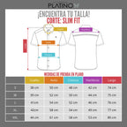 Playera Tipo Polo Hombre Slim Fit Beige Det Marino Y Blanco - 34 (S)-Tiendas Platino