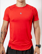 PLAYERA MANGA CORTA ROJA PARA HOMBRE KINESTESIA BASIC