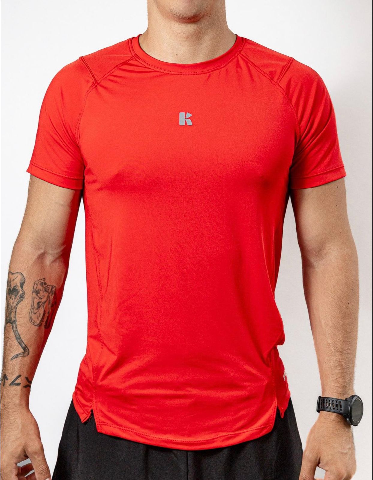 PLAYERA MANGA CORTA ROJA PARA HOMBRE KINESTESIA BASIC
