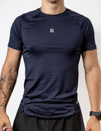 PLAYERA MANGA CORTA AZUL MARINO PARA HOMBRE KINESTESIA BASIC