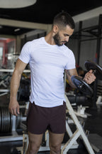PLAYERA MANGA CORTA BLANCA PARA HOMBRE KINESTESIA