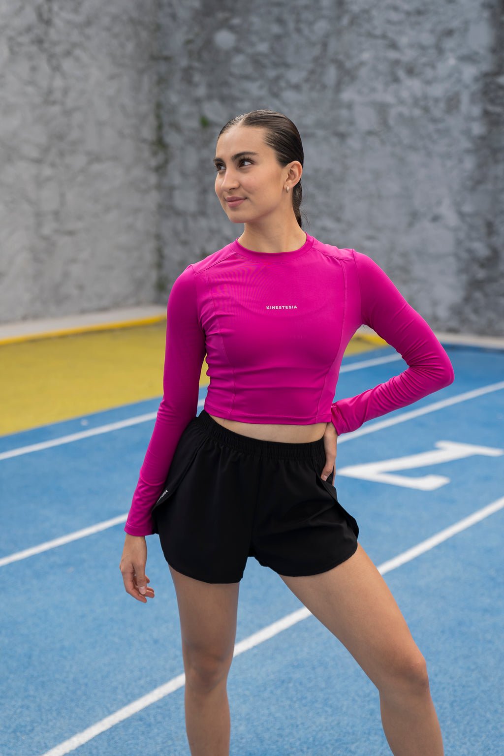 PLAYERA MANGA LARGA ROSA BUGAMBILIA P/ MUJER KINESTESIA