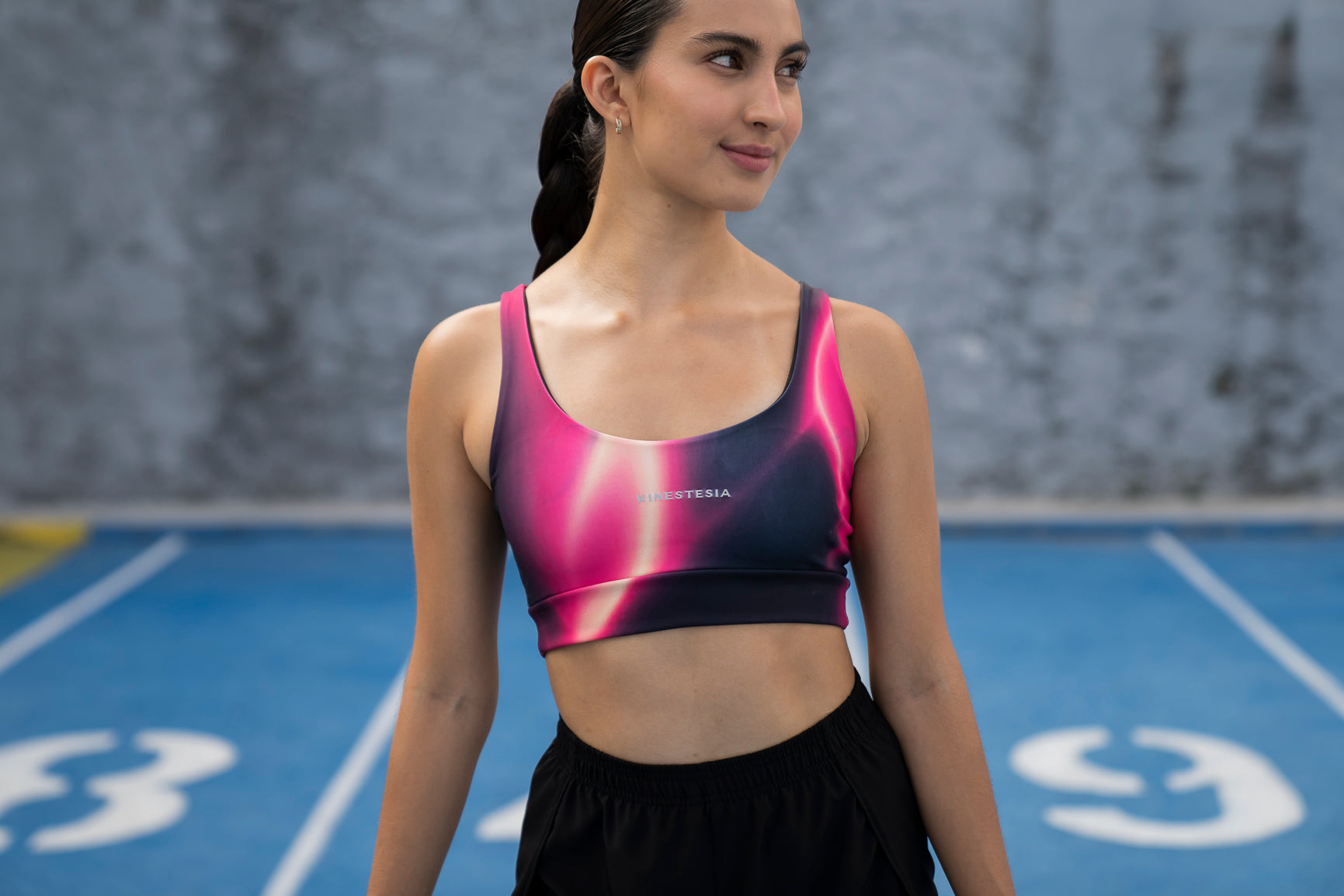 TOP DEPORTIVO MUJER UVA DEGRADADO KINESTESIA
