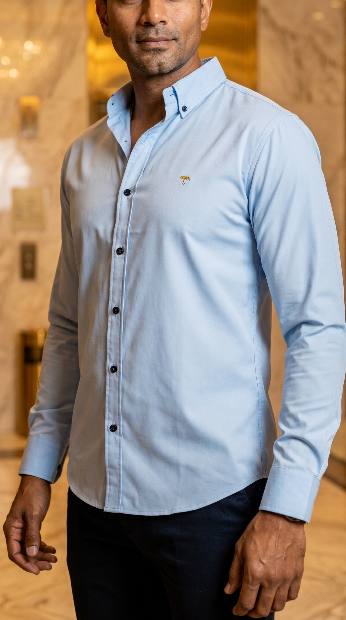 Camisa lisa Hombre —  — Moon & Rain | Moda Premium México