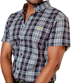 Camisa de Hombre a cuadros  — Moon & Rain. Prenda elegante y moderna.