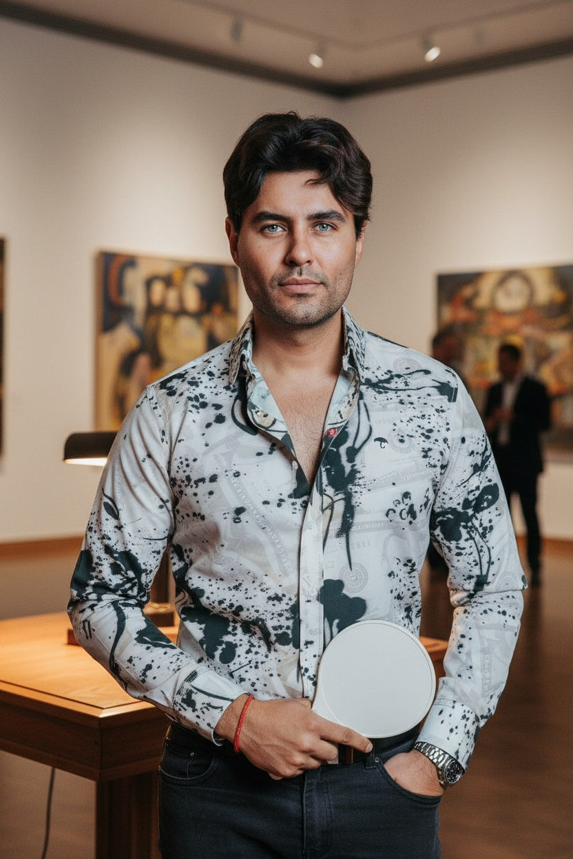 Camisa Hombre Casual Monopoly Dolar