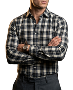 Camisa Hombre Casual Cuadros Blancos, Negros, Marino, Gris