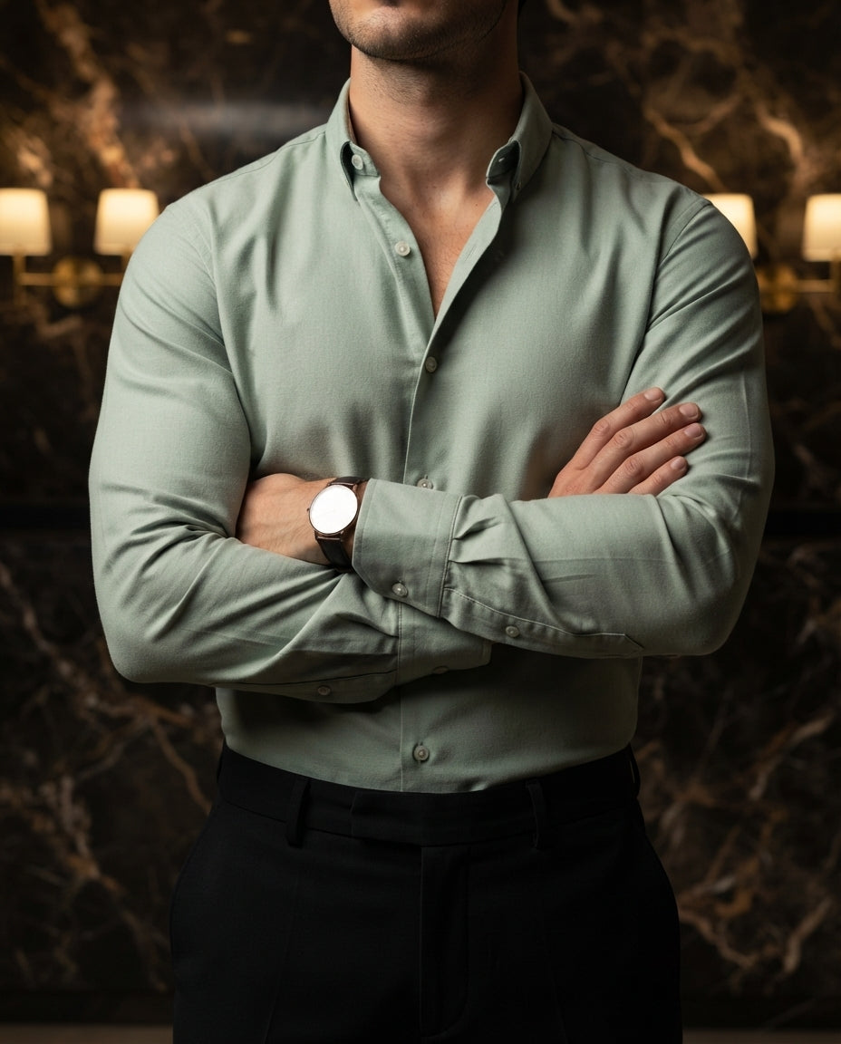 Camisa Hombre Verde — Amazon Deep