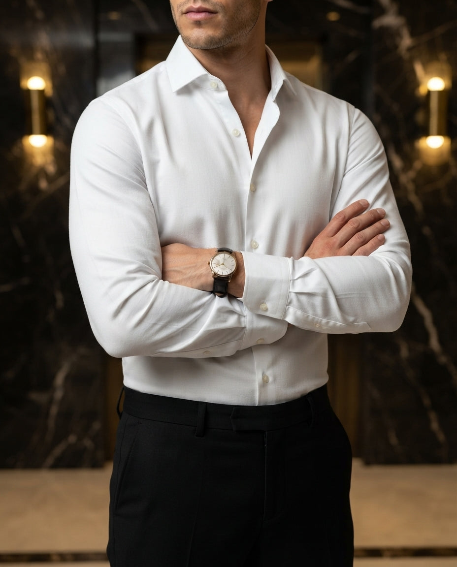 Camisa Hombre Blanco — Salt Flat