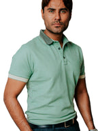 Playera Polo Hombre Casual Verde Pistache