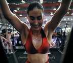 TOP CRUZADO DEPORTIVO MUJER ROJO DEGRADADO KINESTESIA