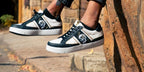 Tenis Hombre Sneaker Blancos det. Calavera