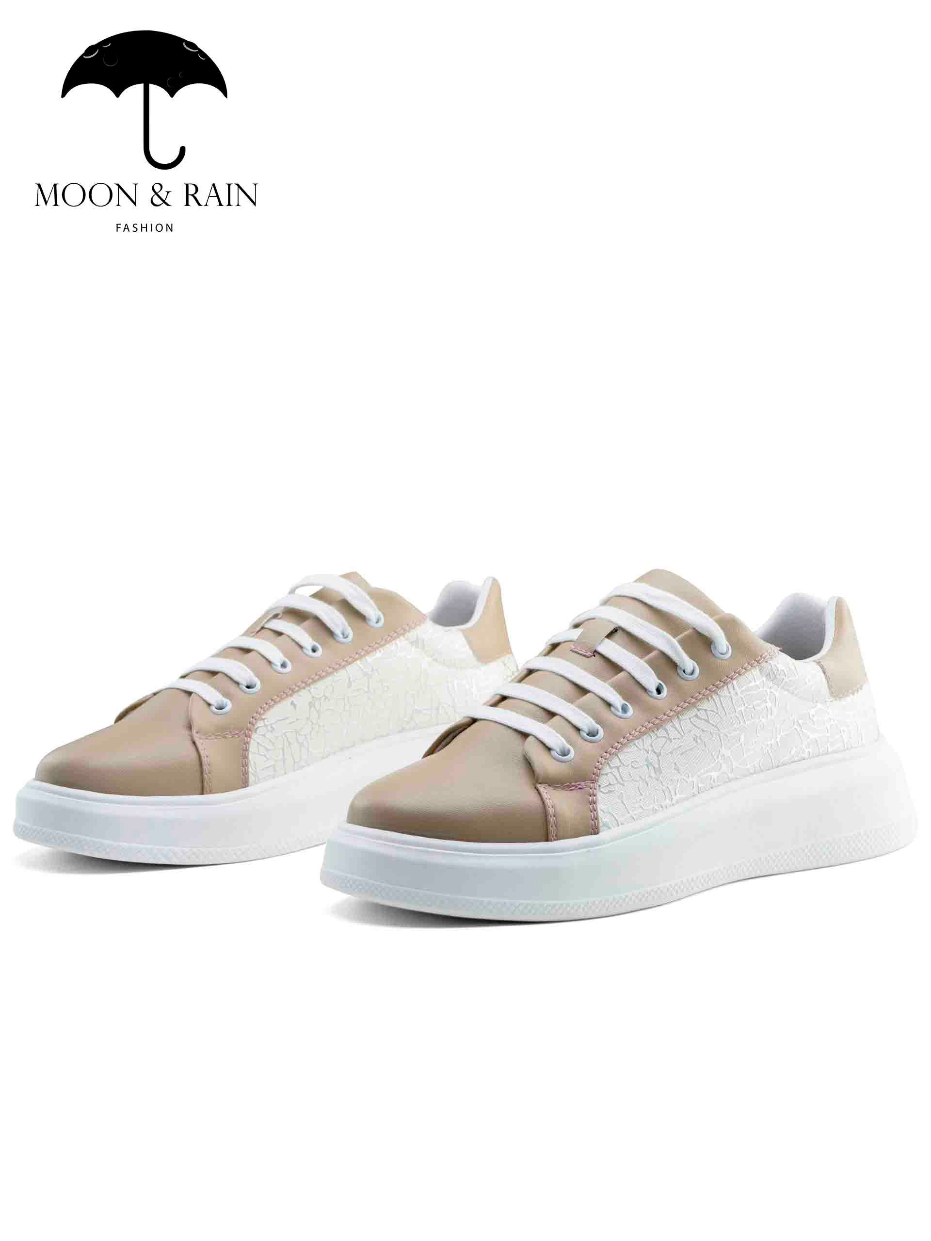 Tenis Sneakers Hombre Beige Liso Det Texturizado - Tiendas Platino Tenis Hombre 22 MX