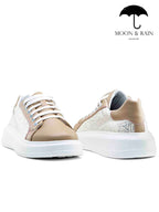 Tenis Sneakers Hombre Beige Liso Det Texturizado - Tiendas Platino Tenis Hombre 22 MX