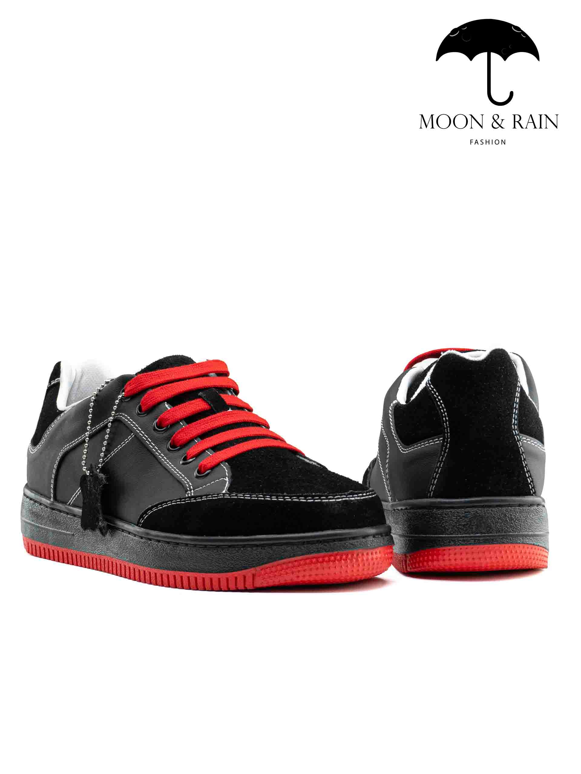 Tenis Sneakers Hombre Negros Liso Det Texturizado Gamuza - Tiendas Platino Tenis Hombre 25 MX