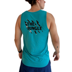 Playera Tank Hyper Dry-fit Deportiva Turquesa Sin Mangas - Tiendas Platino Playeras Hombre 34 (S)