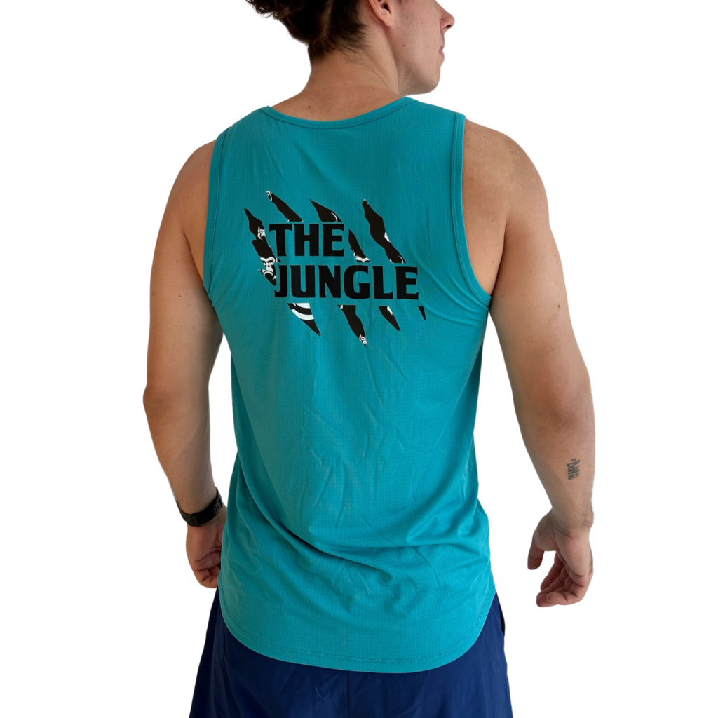 Playera Tank Hyper Dry-fit Deportiva Turquesa Sin Mangas - Tiendas Platino Playeras Hombre 34 (S)
