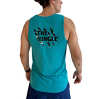 PLAYERA TANK SIN MANGAS AZUL OCEAN PARA HOMBRE KINESTESIA
