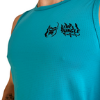 Playera Tank Hyper Dry-fit Deportiva Turquesa Sin Mangas - Tiendas Platino Playeras Hombre 34 (S)