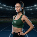 TOP The Jungle VERDE CON AZUL CLARO DE MUJER KINESTESIA