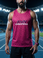 PLAYERA TANK HOMBRE SIN MANGAS ROSA MEXICANO ESTAMPADO