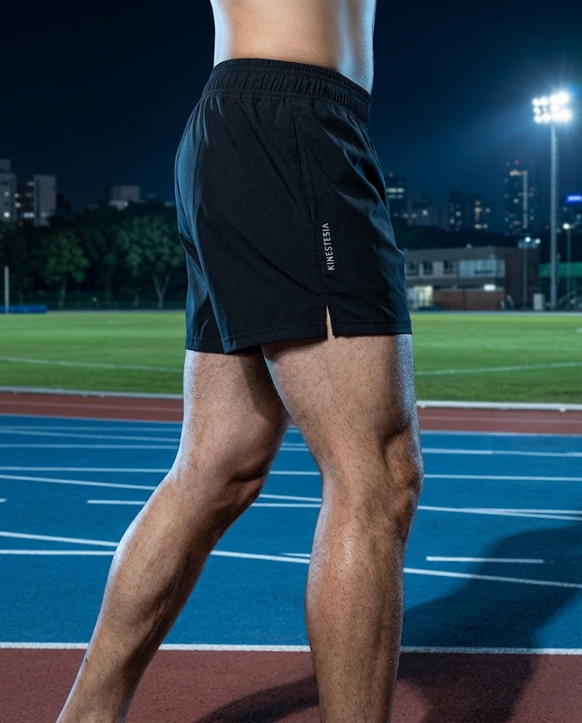 SHORT NEGRO DE COMPETENCIA PARA HOMBRE KINESTESIA