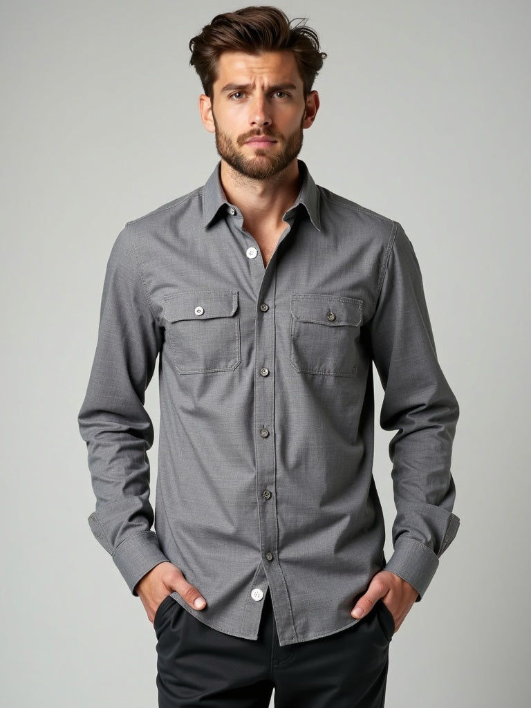 Camisa a cuadros Hombre —  — Moon & Rain | Moda Premium México