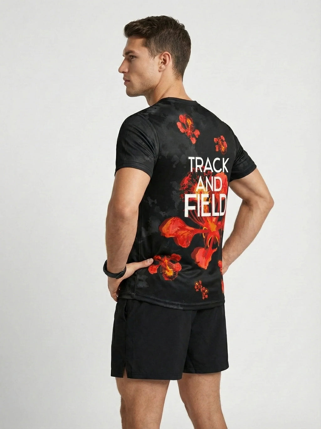 PLAYERA MANGA CORTA KINESTESIA RUN 2.0 · BLACK EDITION HOMBRE