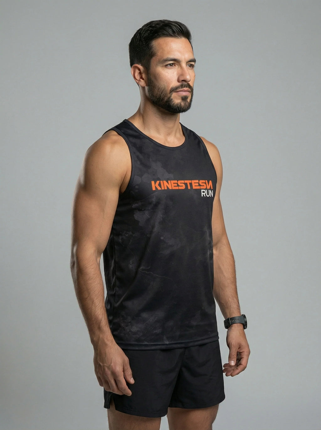 PLAYERA TANK KINESTESIA RUN 2.0 · BLACK EDITION HOMBRE