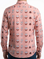 Camisa Hombre Casual Rosa Patricio Estrella