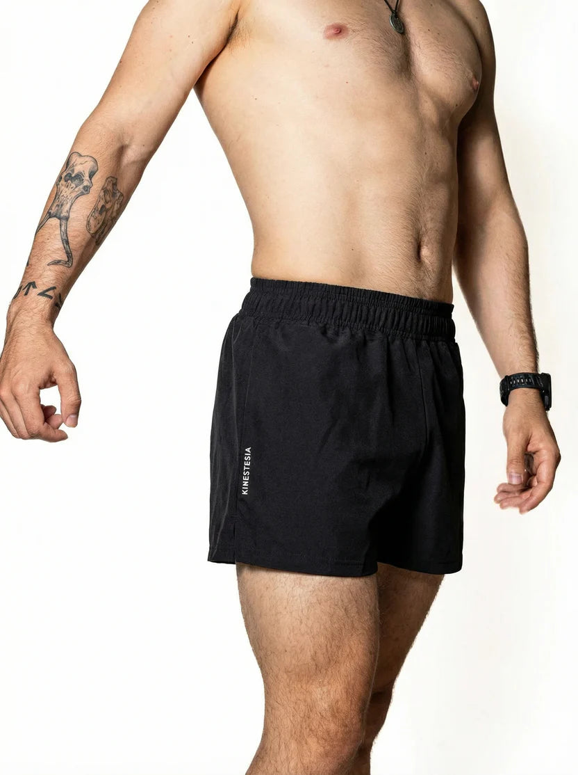 SHORT NEGRO DE COMPETENCIA PARA HOMBRE KINESTESIA