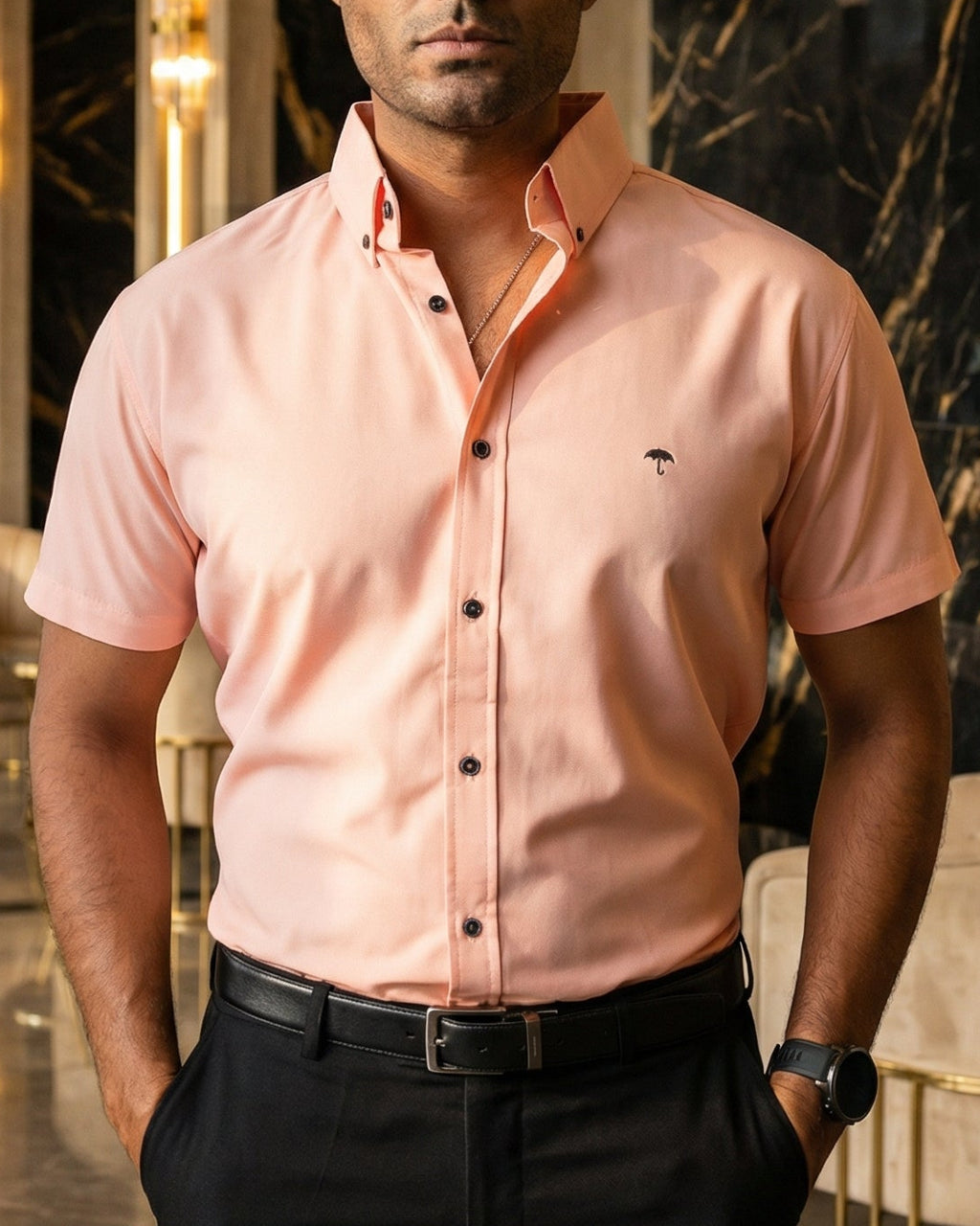 Camisa Casual Hombre, Lisa Rosa
