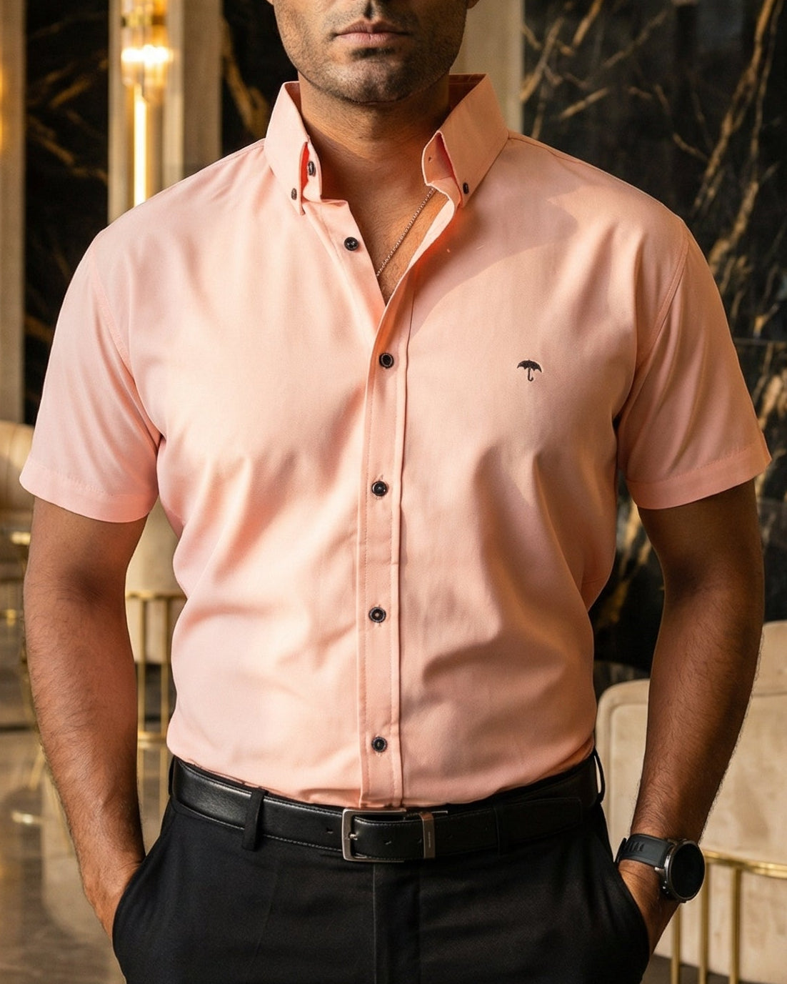 Camisa Casual Hombre, Lisa Rosa