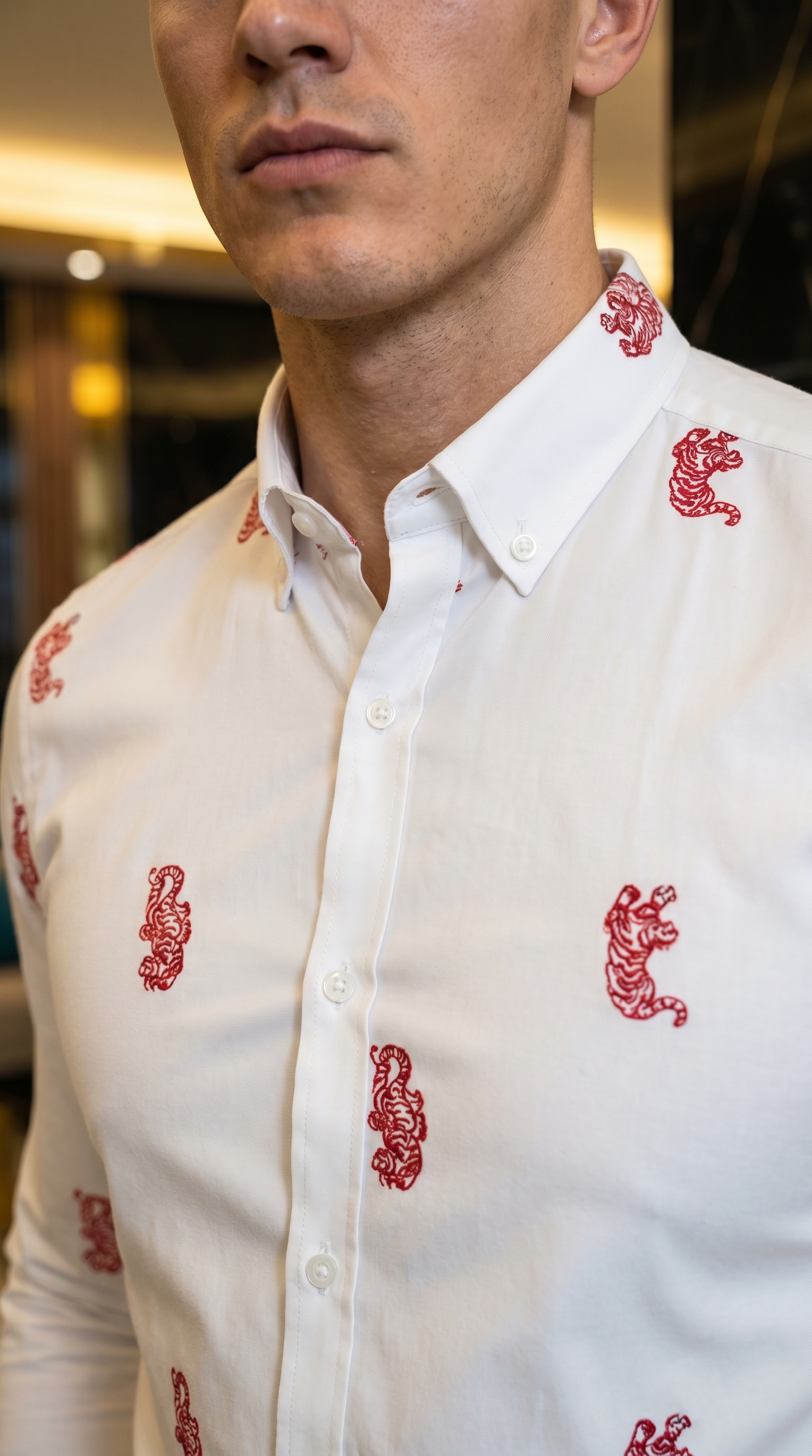 Crimson Tiger - Arthouse White