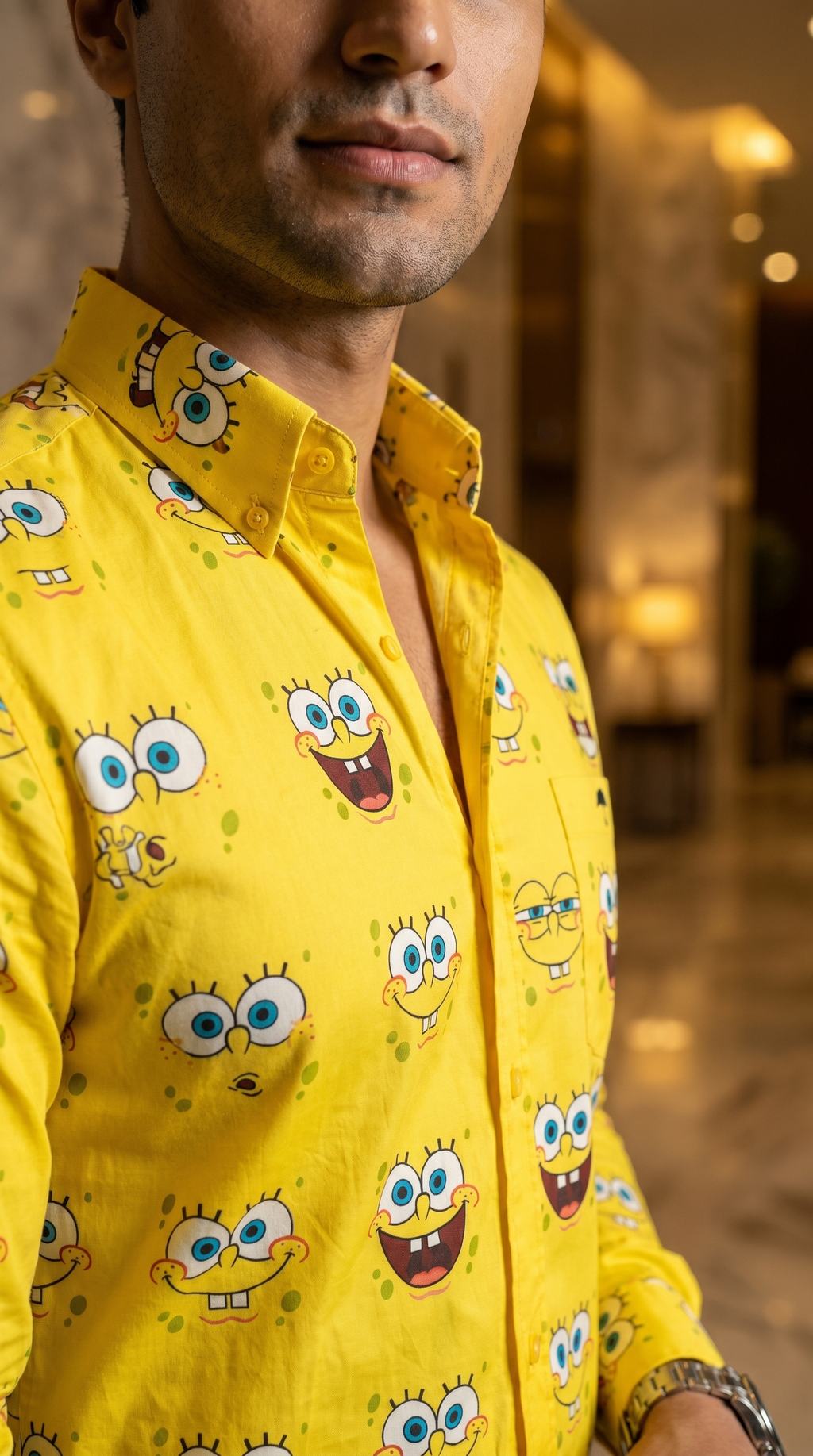 Camisa de Hombre   — Moon & Rain. Prenda elegante y moderna.