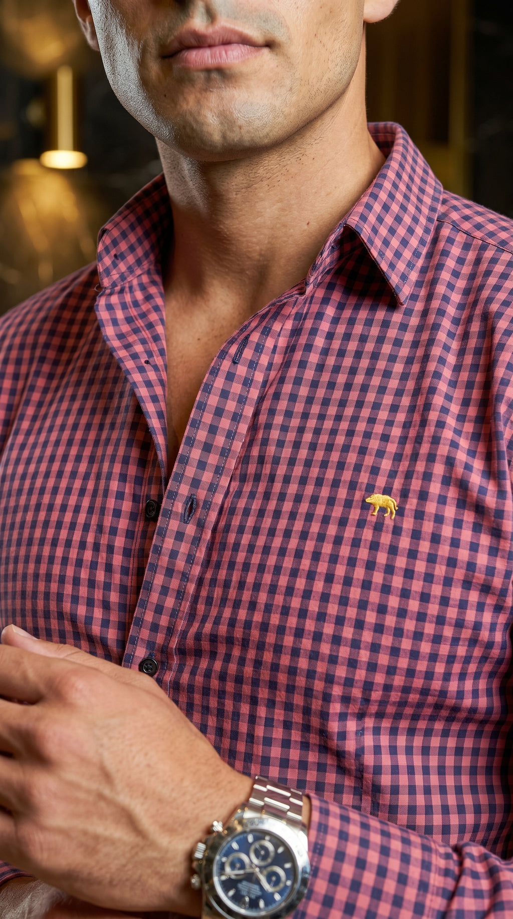Camisa de Hombre   — Moon & Rain. Prenda elegante y moderna.