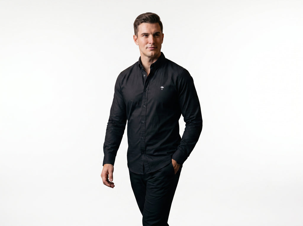 Camisa de Hombre   — Moon & Rain. Prenda elegante y moderna.