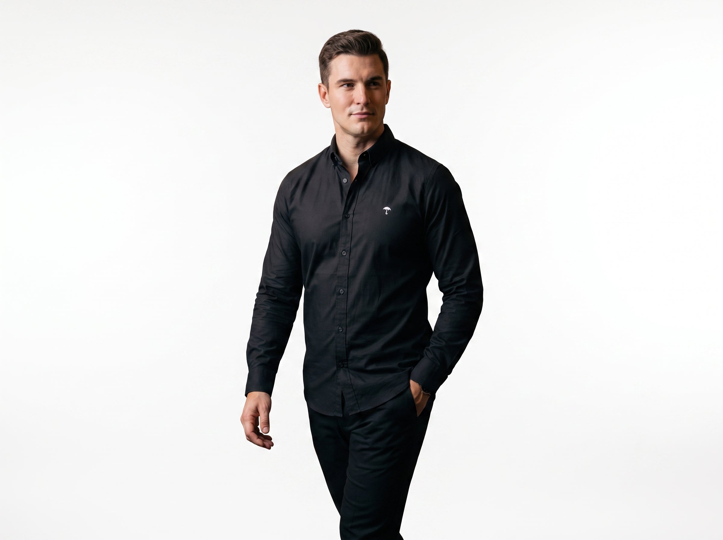 Camisa de Hombre   — Moon & Rain. Prenda elegante y moderna.