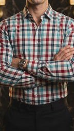 Camisa Hombre Casual Cuadros Azul, Vino, Negros, Bla (video)