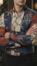 Camisa Hombre Cuadros — Floral Check | Moon & Rain (video)