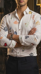 Camisa Hombre Casual Figuras Prism Pixel - Spectrum  (video)