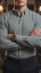 Camisa Hombre Casual Cuadros Marino, Verdes, Blancos (video)