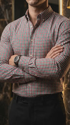 Camisa Hombre Casual Cuadros Rojos, Verdes, Blancos (video)