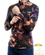 Camisa Hombre Casual Slim Fit Negra Style Renacentista - 34 (S)-Tiendas Platino