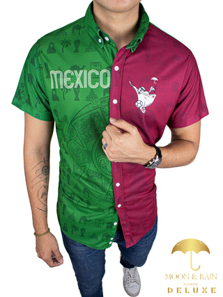 Camisa Hombre Casual Slim Fit Edición Especial México